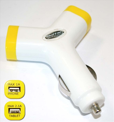  INCARCATOR AUTO DUBLU USB 12/24V