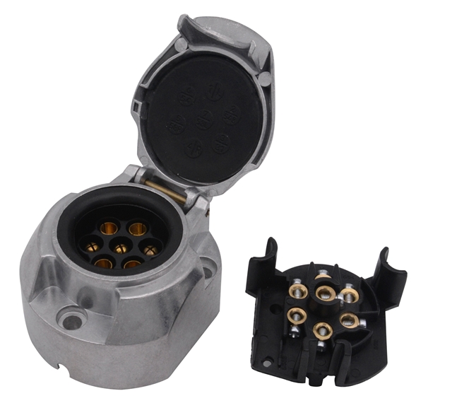  PRIZA 7PINI WATERPROOF ALUMINIU