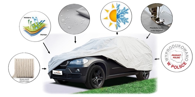 PRELATA AUTO CU PROTECTIE UV, PENTRU SUV/VAN MARIMEA L 465X150X150CM