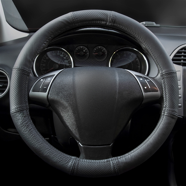  HUSA VOLAN DIN PIELE NATURALA SEMI PERFORATA DIAMETRU 42-44CM