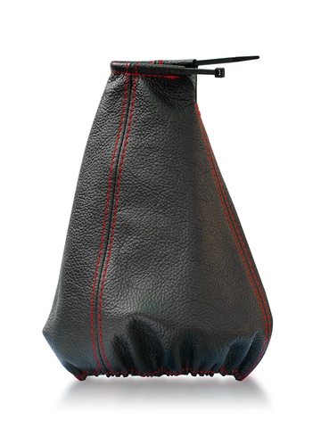  MANSON SCHIMBATOR VITEZA DIN PIELE NATURALA NEGRU/ROSU, CU SNUR