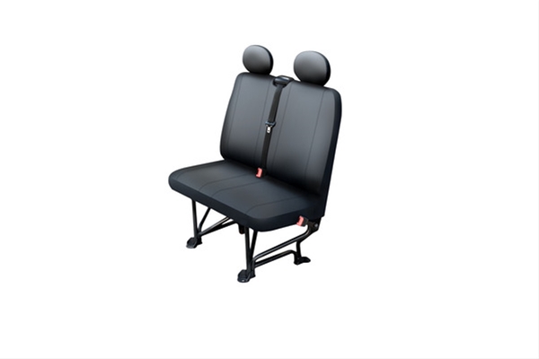  HUSA SCAUN DIN PIELE ECOLOGICA,BANCHETA DUBLA PENTRU VAN-URI MARIMEA L