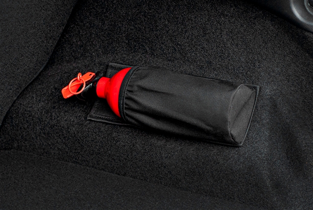 GEANTA DEPOZITARE EXTINCTOR CU ARICI NEAGRA 27X10.5X19CM