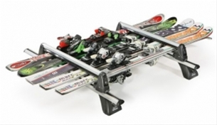 SUPORT 5 PERECHI SCHIURI / 4 SNOWBOARD DIN ALUMINIU RIDER
