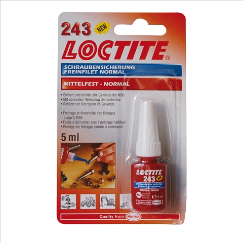  LOCTITE 243 ASIGURATOR FILETE 5ML