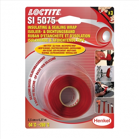  LOCTITE SI5075 - BANDA AUTOADEZIVA DIN CAUCIUC SILICONIC PENTRU ETANSARE SI IZOLARE