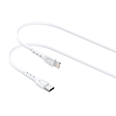  CABLU TYPE-C LA TIP LIGHTNING ALB LUNGIME 1.2M LEMONTTI