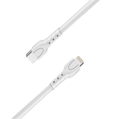  CABLU TYPE-C LA TIP LIGHTNING ALB LUNGIME 1.2M LEMONTTI