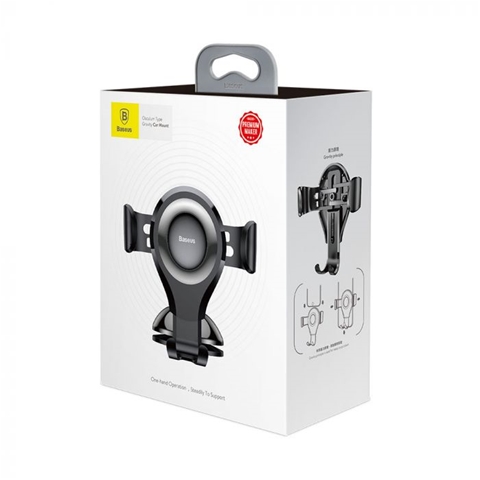  SUPORT AUTO MAGNETIC NEGRU PRINDERE CU VENTUZA PE BORD BASEUS