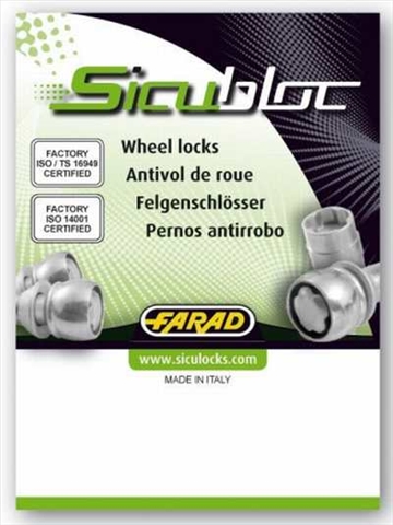  NBB ##SET ANTIFURT ROTI-M12X1.25X23,BOLTURI HEXAGON 17-SICUSTAR