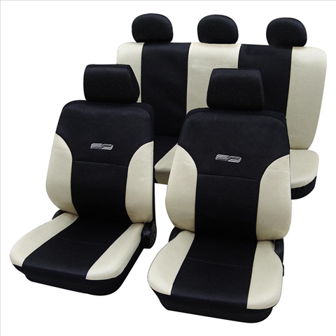  SET COMPLET HUSE SCAUNE (FATASPATE) BEJNEGRU WAVE