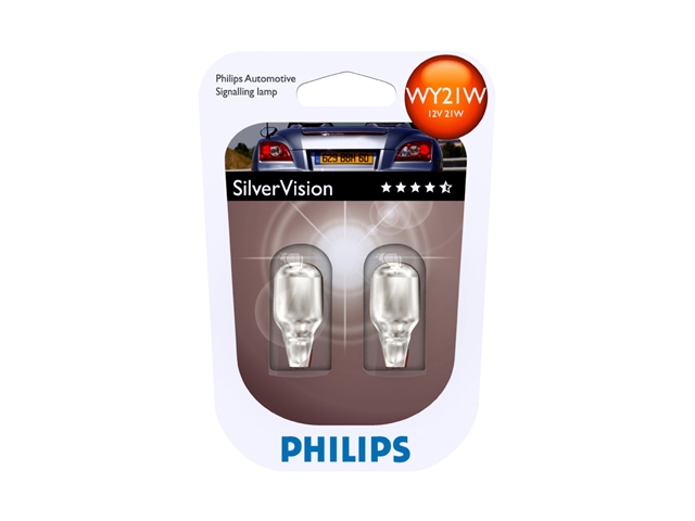  SUPEROFERTA SET 2 BECURI 12V TIP WY21W SILVER VISION SFNBB PHILIPS