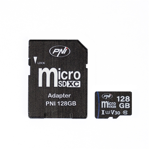  CARD DE MEMORIE MICROSD 128GB CU ADAPTOR SD PNI
