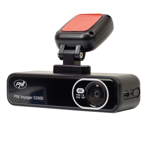  DASH CAM-CAMERA VIDEO AUTO ULTRA HD FARA DISPLAY PNI