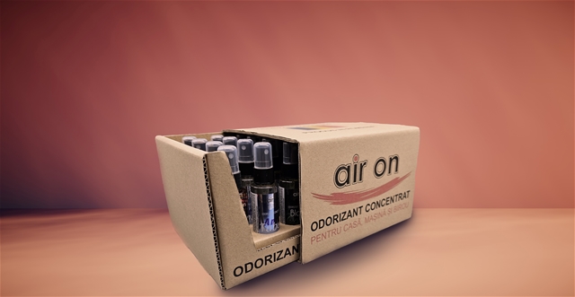  STAND PREZENTARE CU MIXT DE 20 BUC ODORIZANTE AUTO SPRAY DE 50ML AIR ON