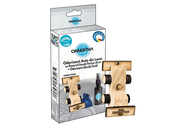  ODORIZANT AUTO FORMA MASINUTA F1 CU ESENTA INVICTUS STELLAR 30 ML OMERTHA