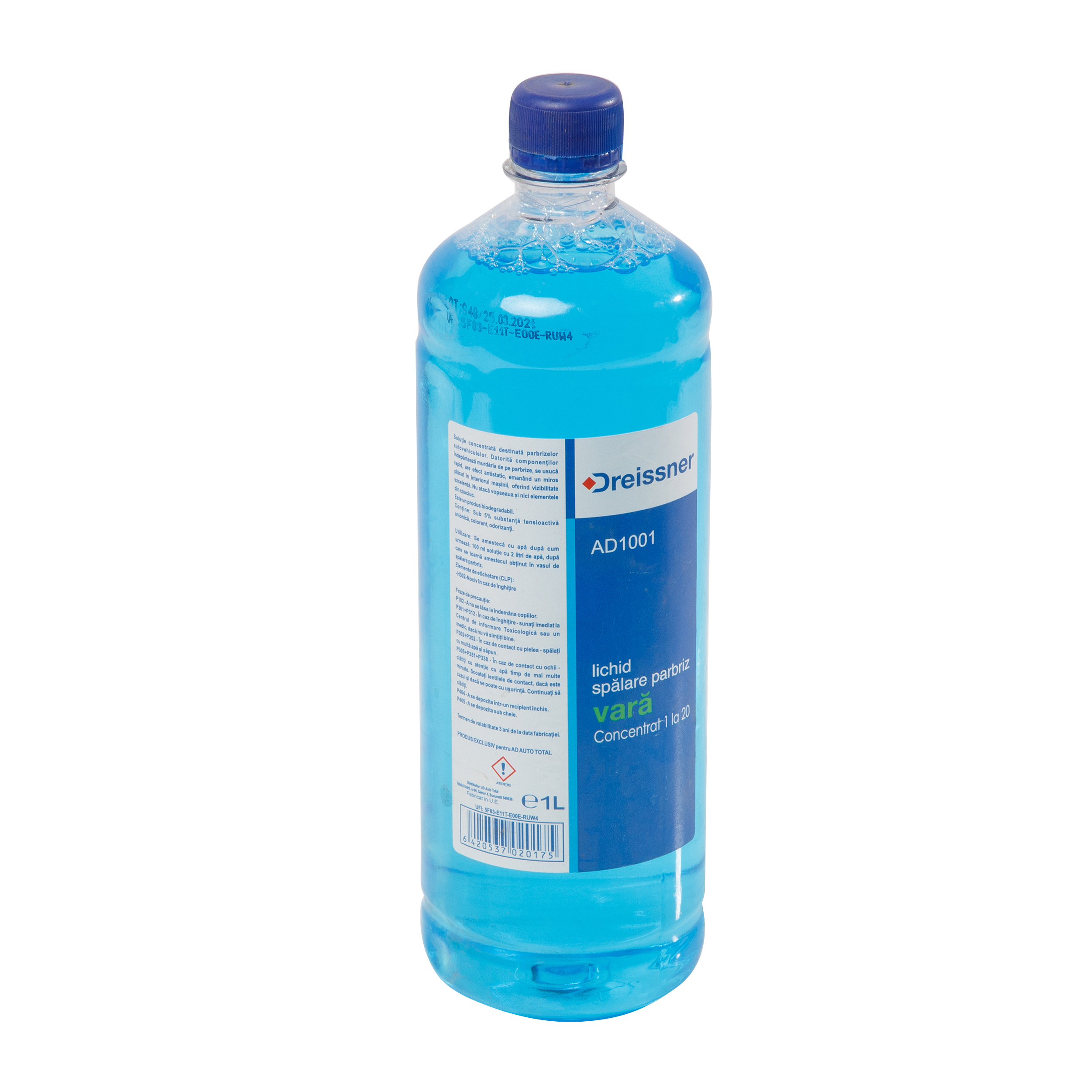  LICHID PARBRIZ ALBASTRU CONCENTRAT 1L VARA