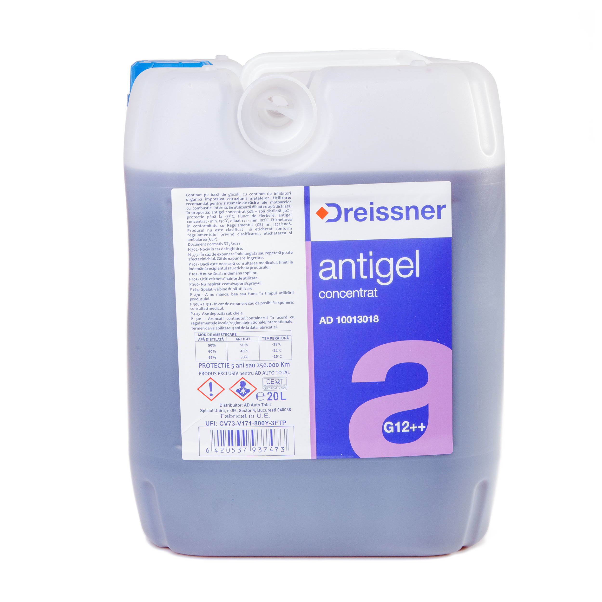  ANTIGEL LILA CONCENTRAT G12++ 20L