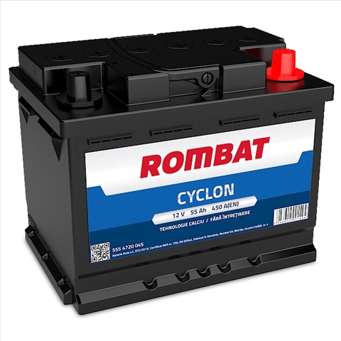 ROMBAT 12V 55AH Akkumulátor 450A J+ CYCLON