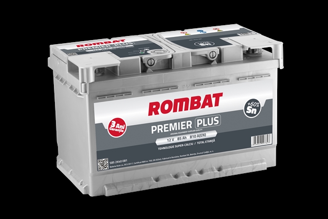 ROMBAT 12V 85AH Akkumulátor 810A J+ PREMIER PLUS