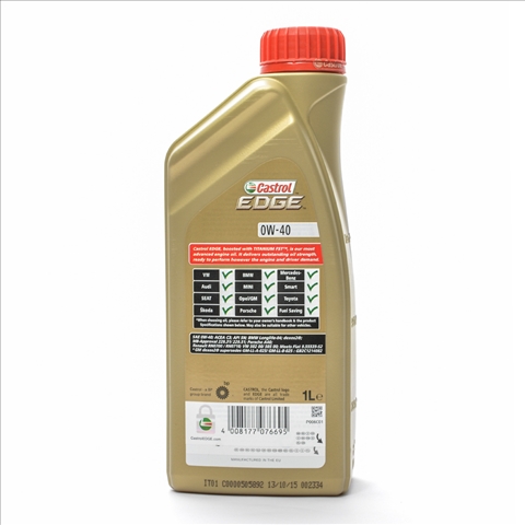 EDGE 0W-40 1 LT TI - 15B453 CASTROL