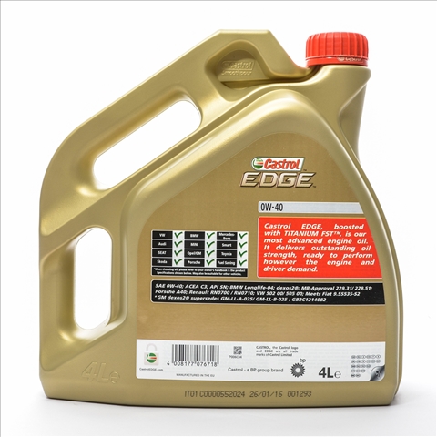 EDGE 0W-40 4 X 4 LT TI - 1534A7 CASTROL