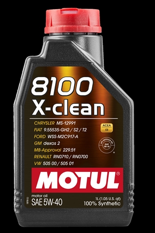  8100 X-CLEAN 5W40 1L (102786) MOTUL