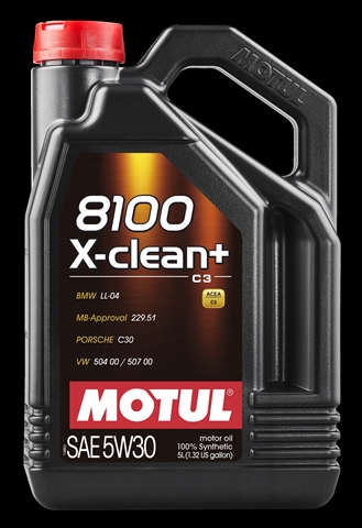  8100 X-CLEAN PLUS 5W30 5L (106377) MOTUL