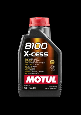  8100 X-CESS 5W40 1L (102784) MOTUL