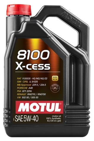  8100 X-CESS 5W40 4L (104256) MOTUL