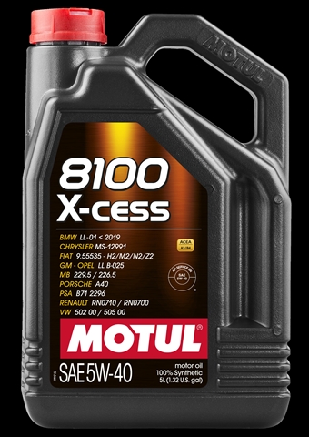  8100 X-CESS 5W40 5L (102870) MOTUL