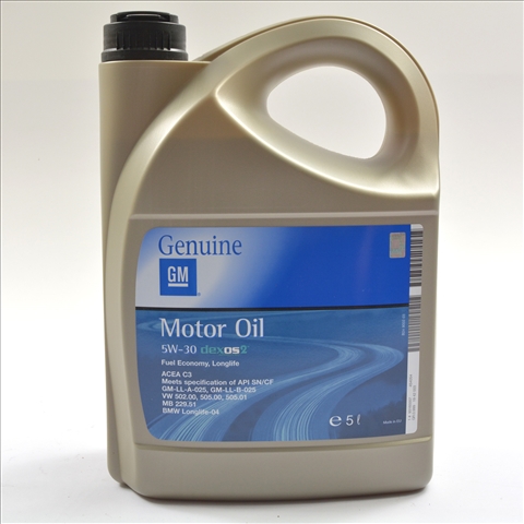  OPEL 5W30 DEXOS 2 5L