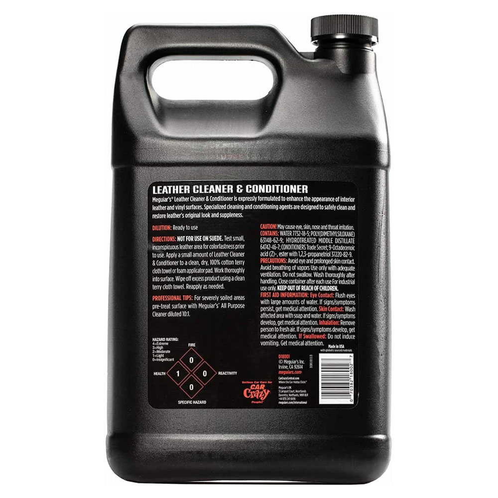  SOLUTIE CURATARE PIELE, 3.78 L,LEATHER CLEANER- MEGUIARS