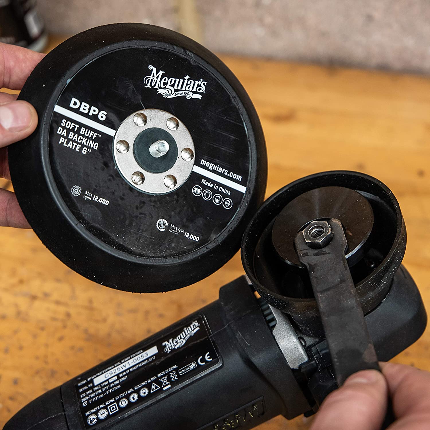 TALER SUPORT, 152.4 MM, BACKING PLATE 6 - MEGUIARS