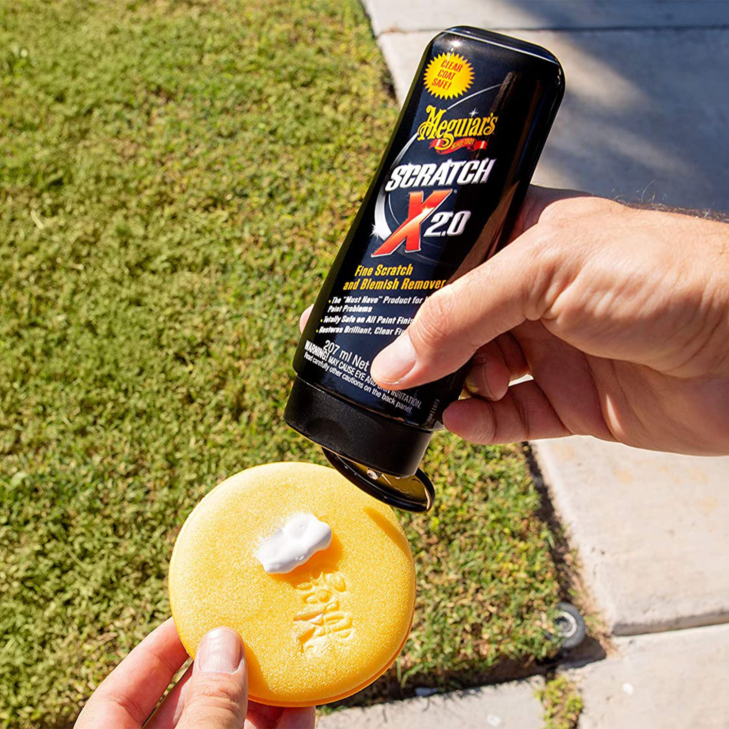  SOLUTIE INDEPARTAT ZGARIETURI FINE SI HOLOGRAME, 207 ML, SCRATCH X - MEGUIARS