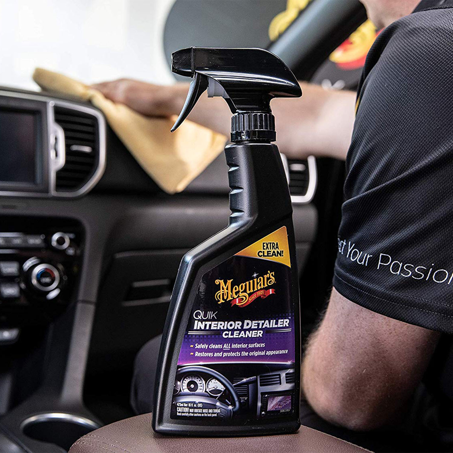  SOLUTIE CURATAT INTERIOR, 473 ML, QUIK DETAILER INTERIOR - EU - MEGUIARS