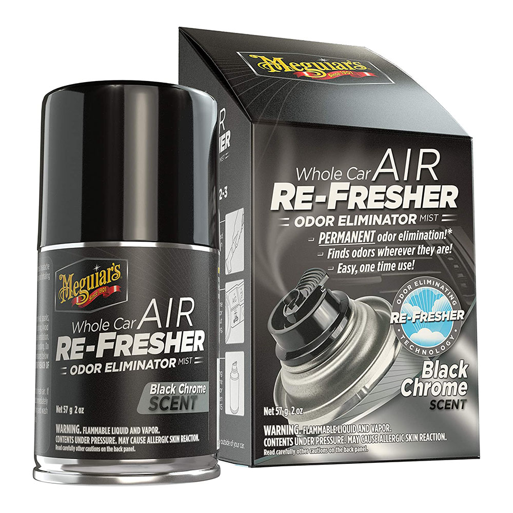  ODORIZANT SPRAY SUB PRESIUNE 57 G WHOLE CAR AIR RE-FRESHER¿BLACK CHROME-EU MEGUIARS