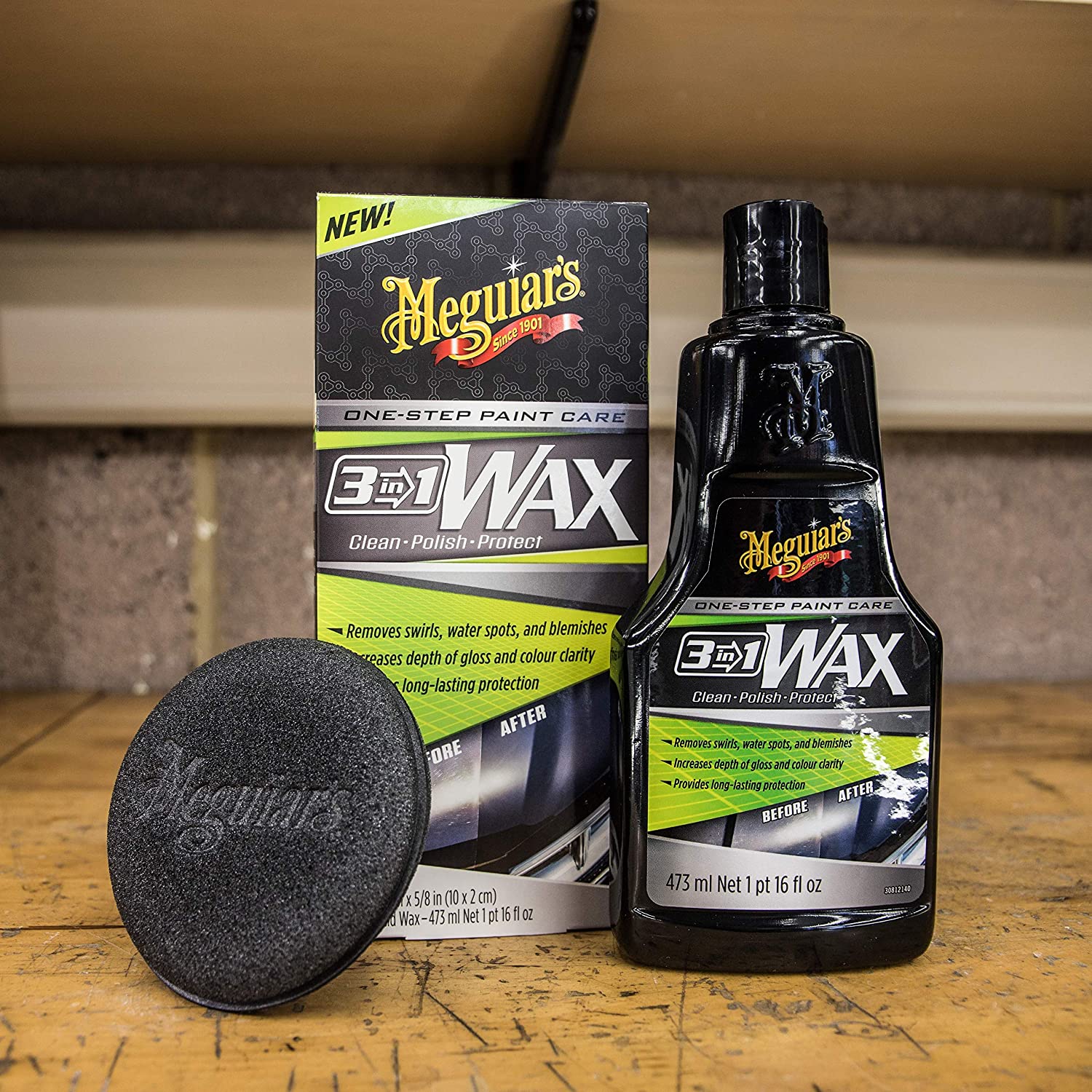 KIT CEARA 3 IN 1 3-IN-1 WAX  MEGUIARS