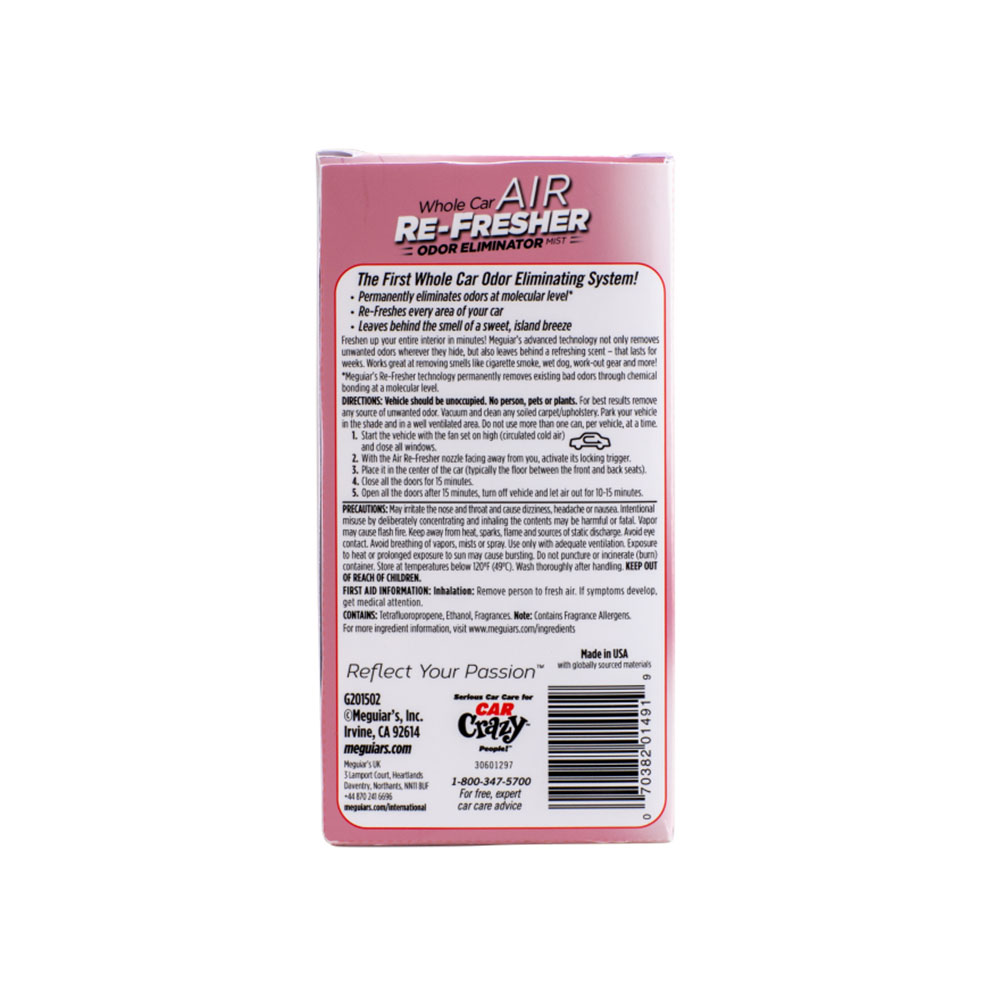  ODORIZANT AUTO WHOLE CAR AIR RE-FRESHER -MEGUIARS