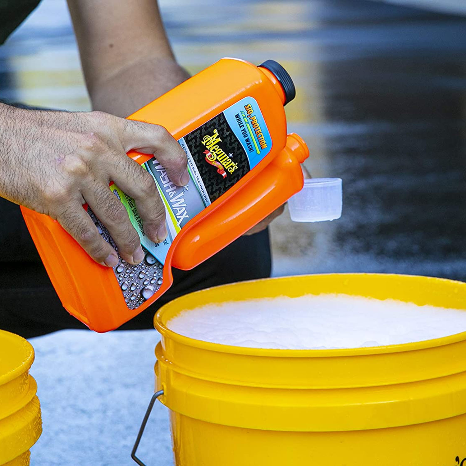  NBB SOLUTIE CURATAT CU CEARA HYBRID CERAMIC WASH & WAX 0.236 L-MEGUIARS