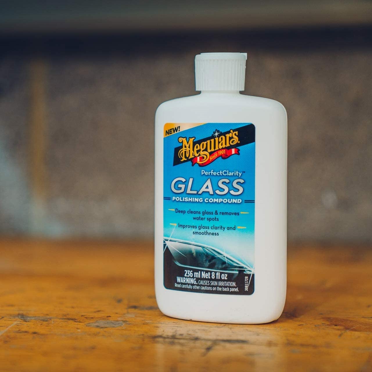  SOLUTIE POLISH, 235 ML, PERFECT CLARITY GLASS - MEGUIARS