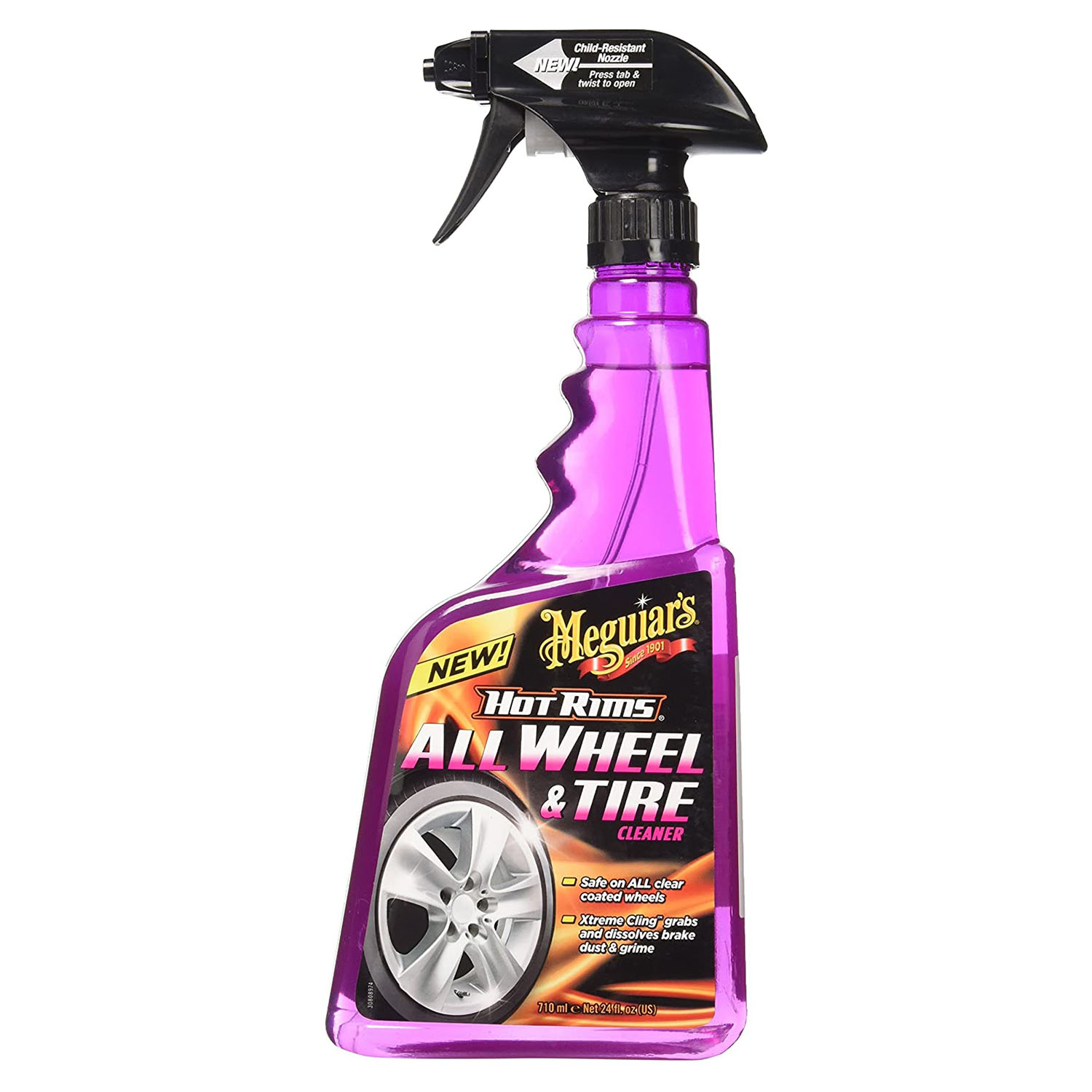  SOLUTIE CURATAT JANTE SI ANVELOPE, 710 ML, HOT RIMS ALL WHEEL CLEANER -MEGUIARS