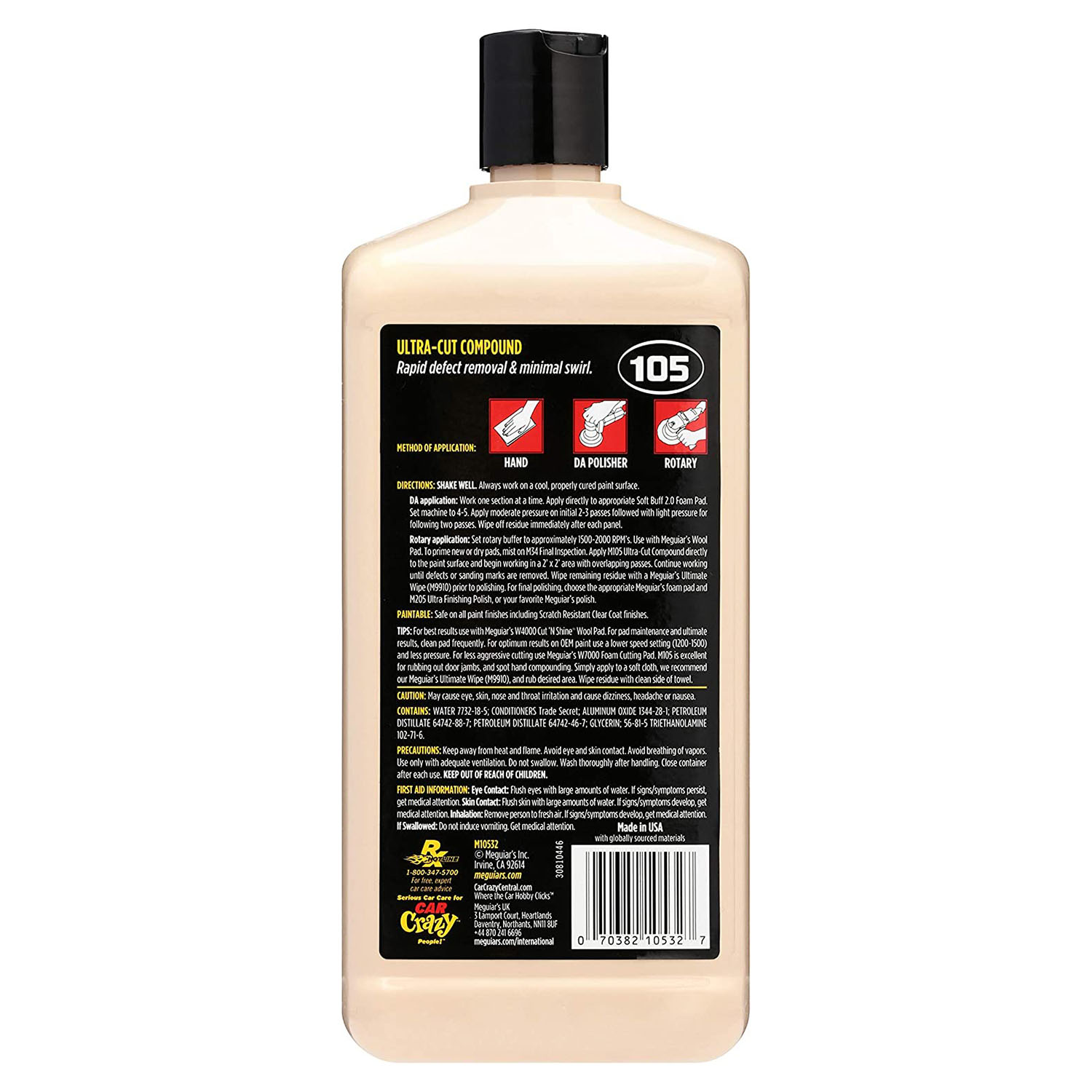  PASTA POLISH RAPID O SINGURA TRECERE 0.945 L -MEGUIARS
