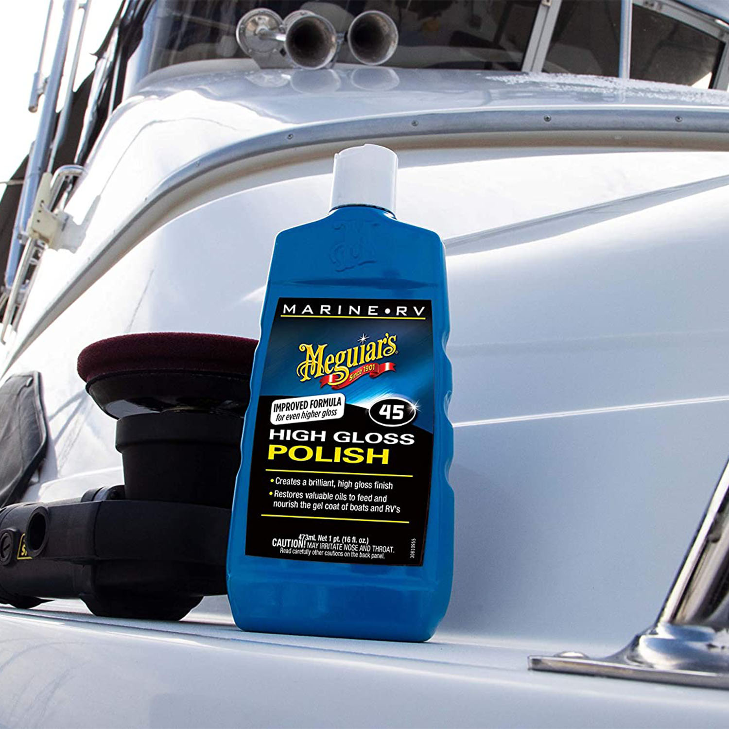  SOLUTIE POLISH LUCIU PUTERNIC AMBARCATIUNI 473ML BOAT/RV POLISH MEGUIARS