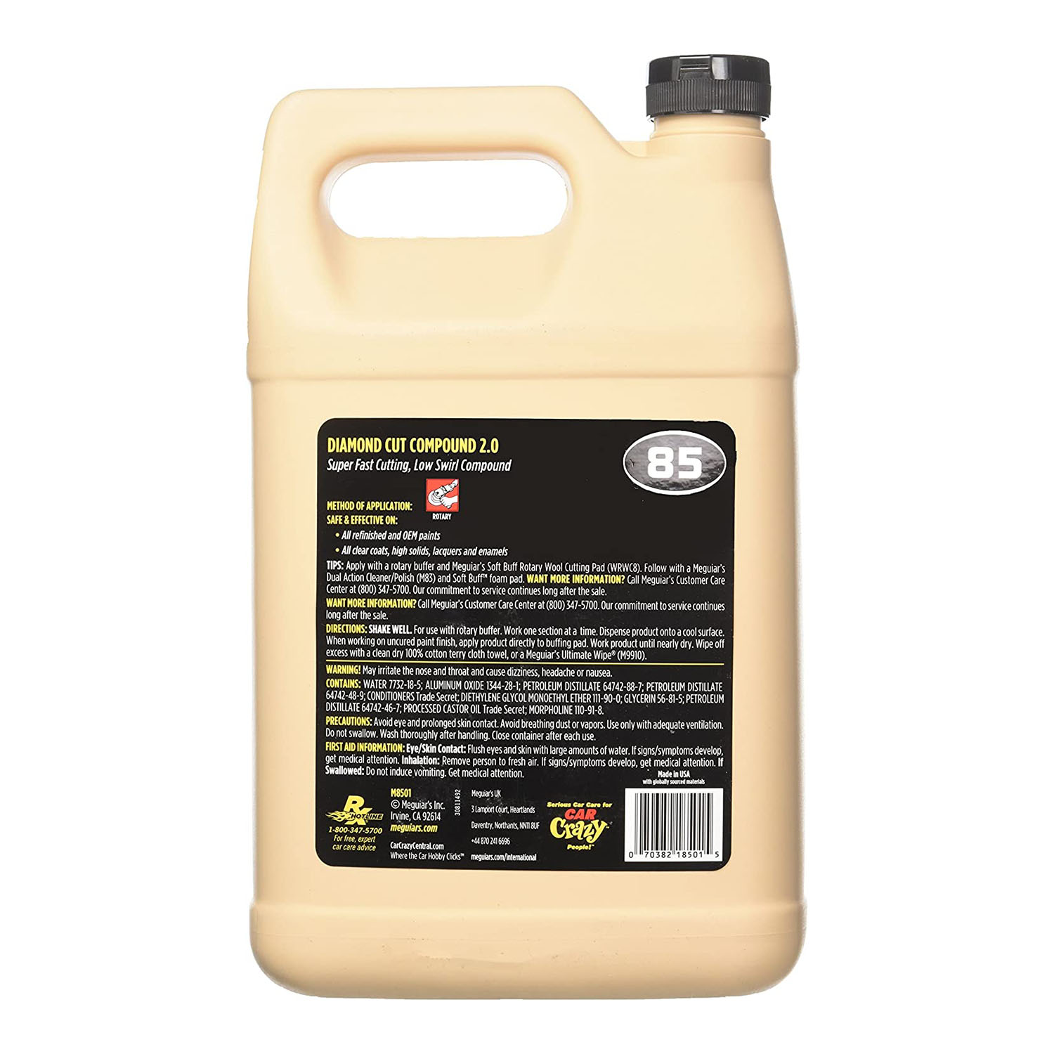  SOLUTIE POLISH, 3.78 L,DIAMOND CUT COMPOUND - MEGUIARS