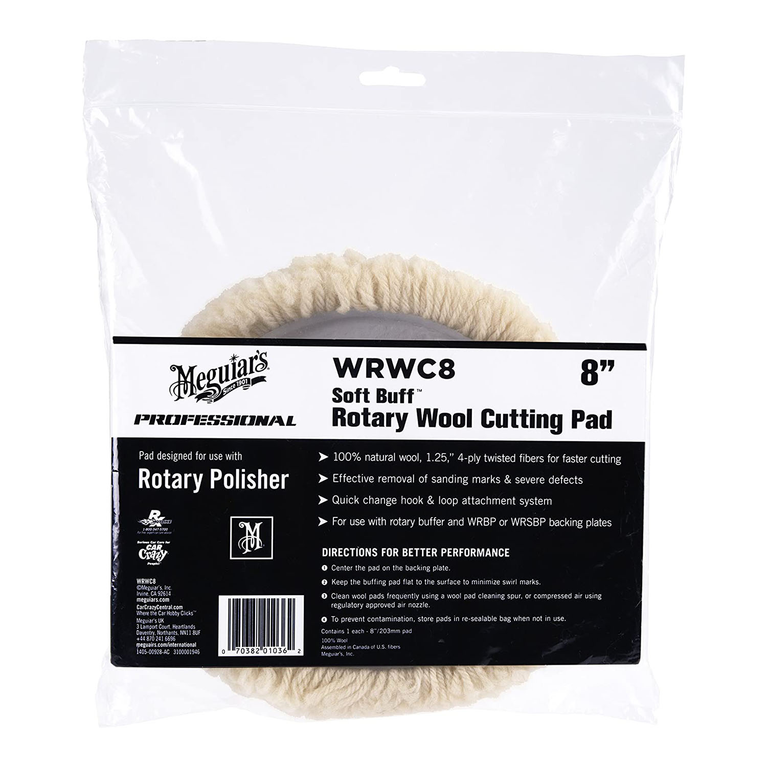  DISC POLISH MOALE, 203 MM, SOFT BUFF - MEGUIARS