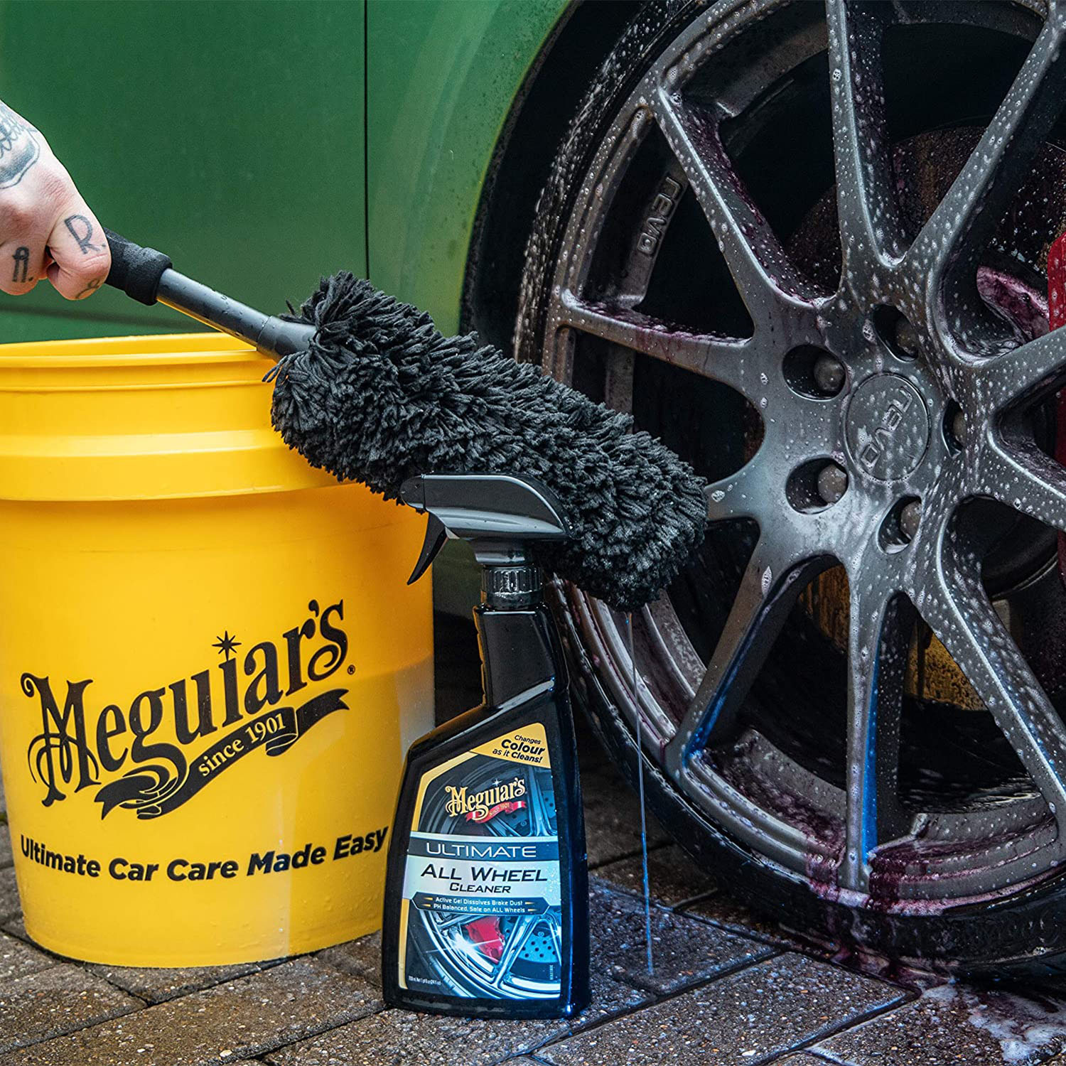  NBB PERIE MARE CURATARE JANTE 1 BUC,SUPREME WHEEL BRUSH - LARGE MEGUIARS
