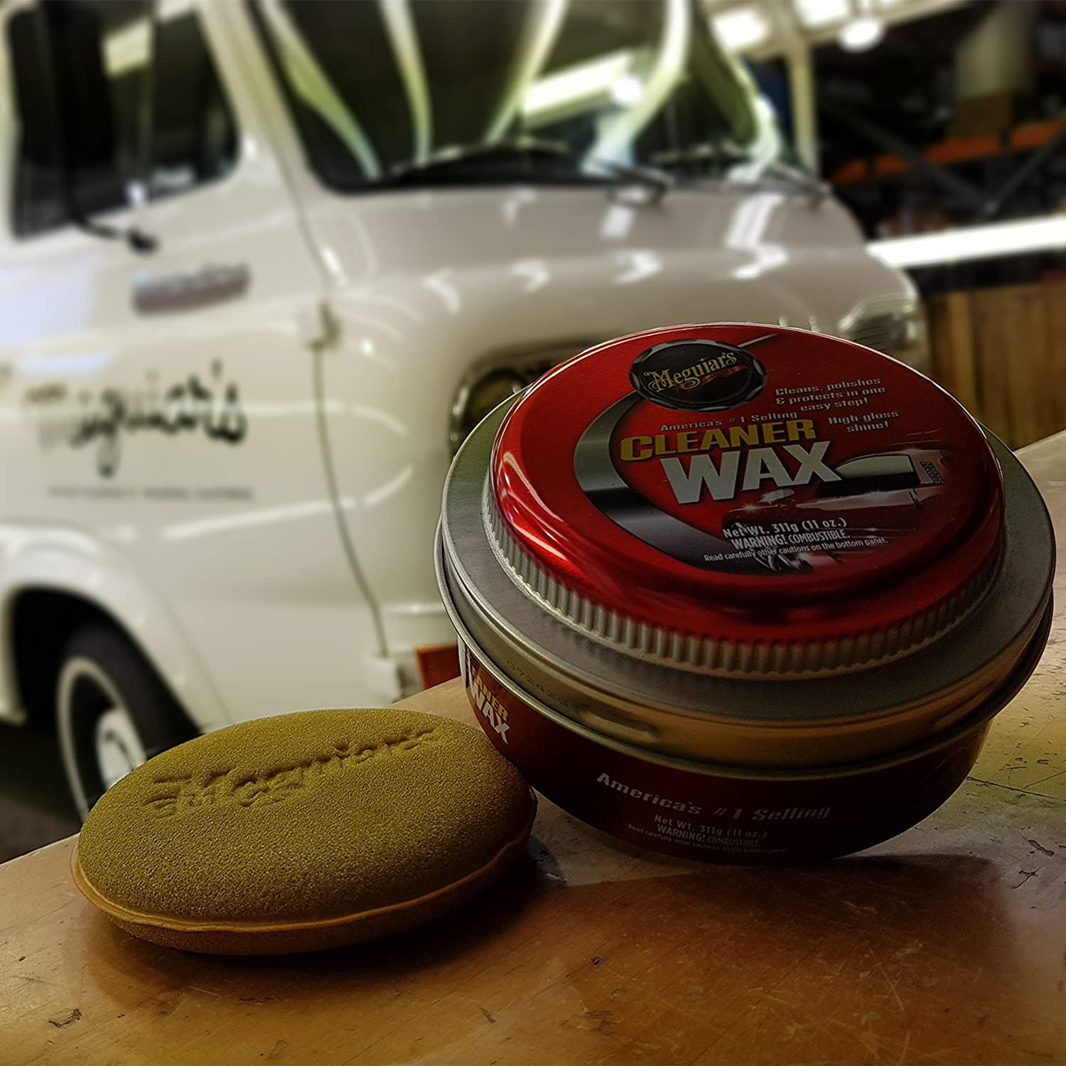 BURETE APLICATOR POLISH, 10,2 CM, SOFT FOAM APLICATOR-UNITATE FACT 2 BUC - MEGUIARS