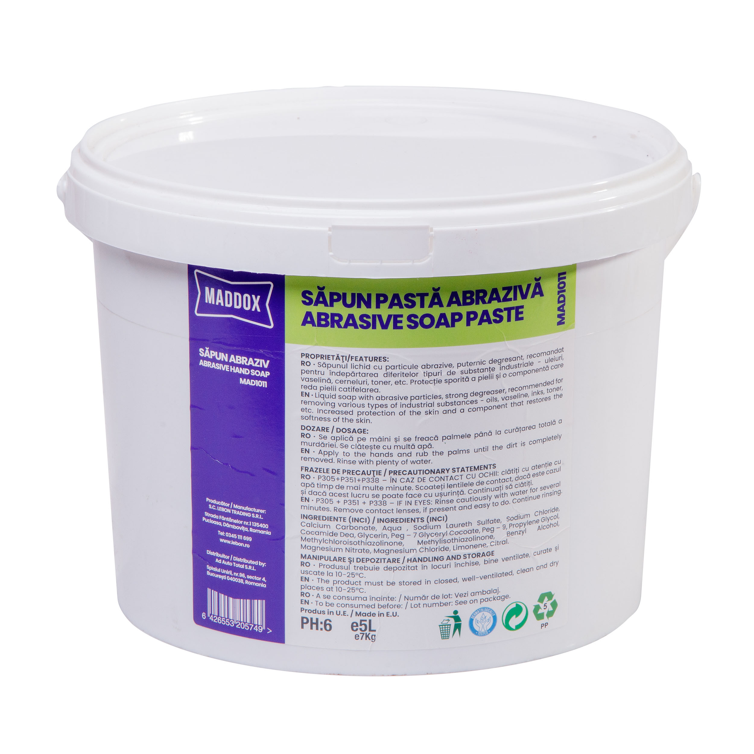  PASTA ABRAZIVA CURATARE MAINI 7KG