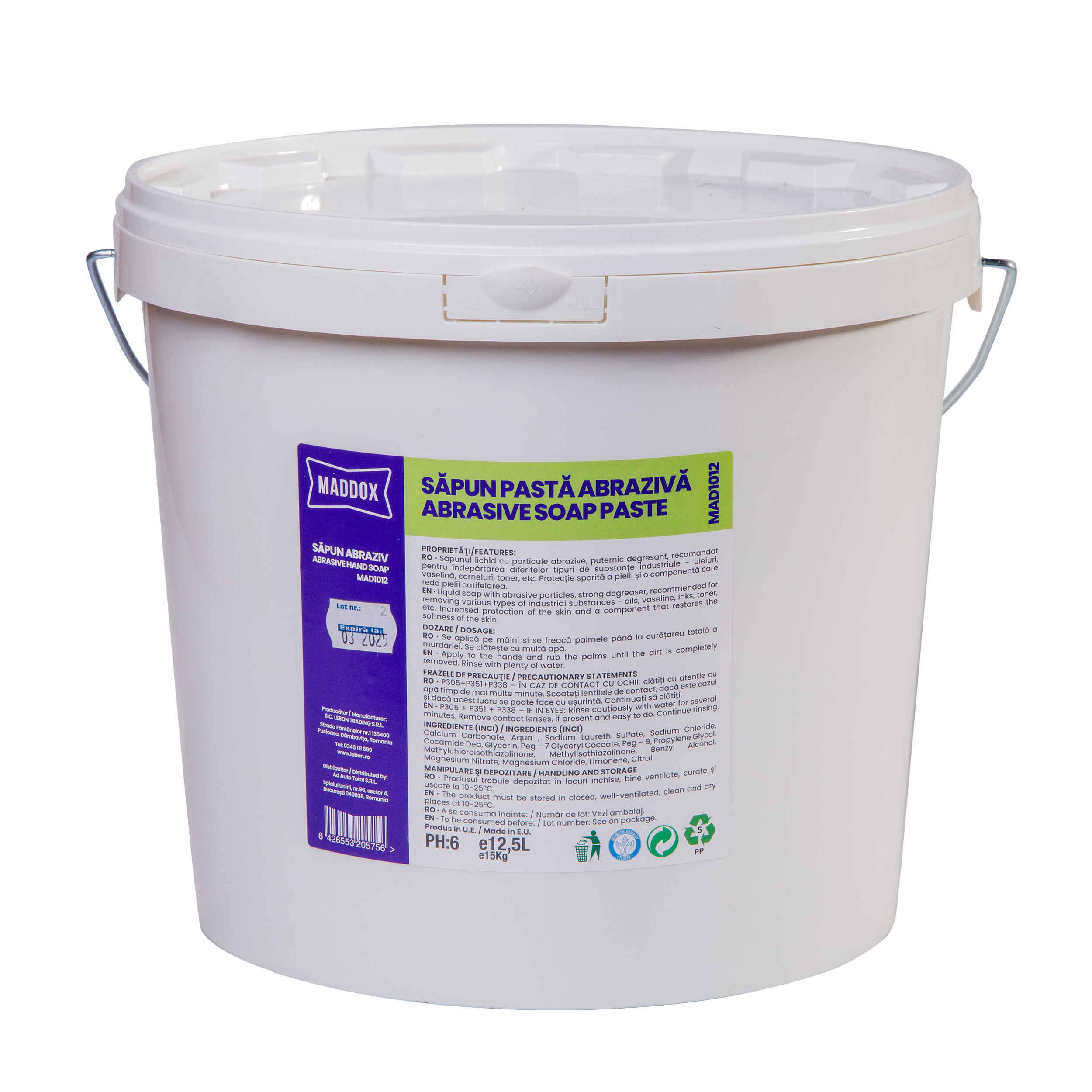  PASTA ABRAZIVA CURATARE MAINI 15KG